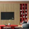 Fluited-panel-wall